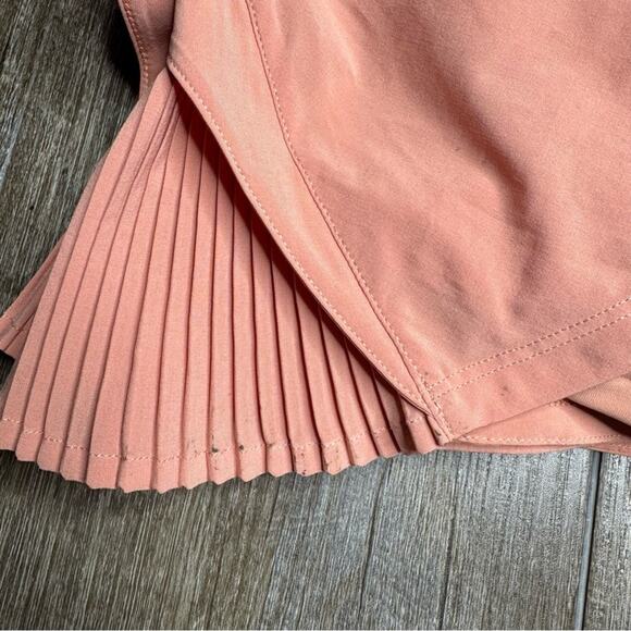 lululemon Peach Pink Play Off The Pleats Skirt 13” Size 4 - Picture 10 of 11